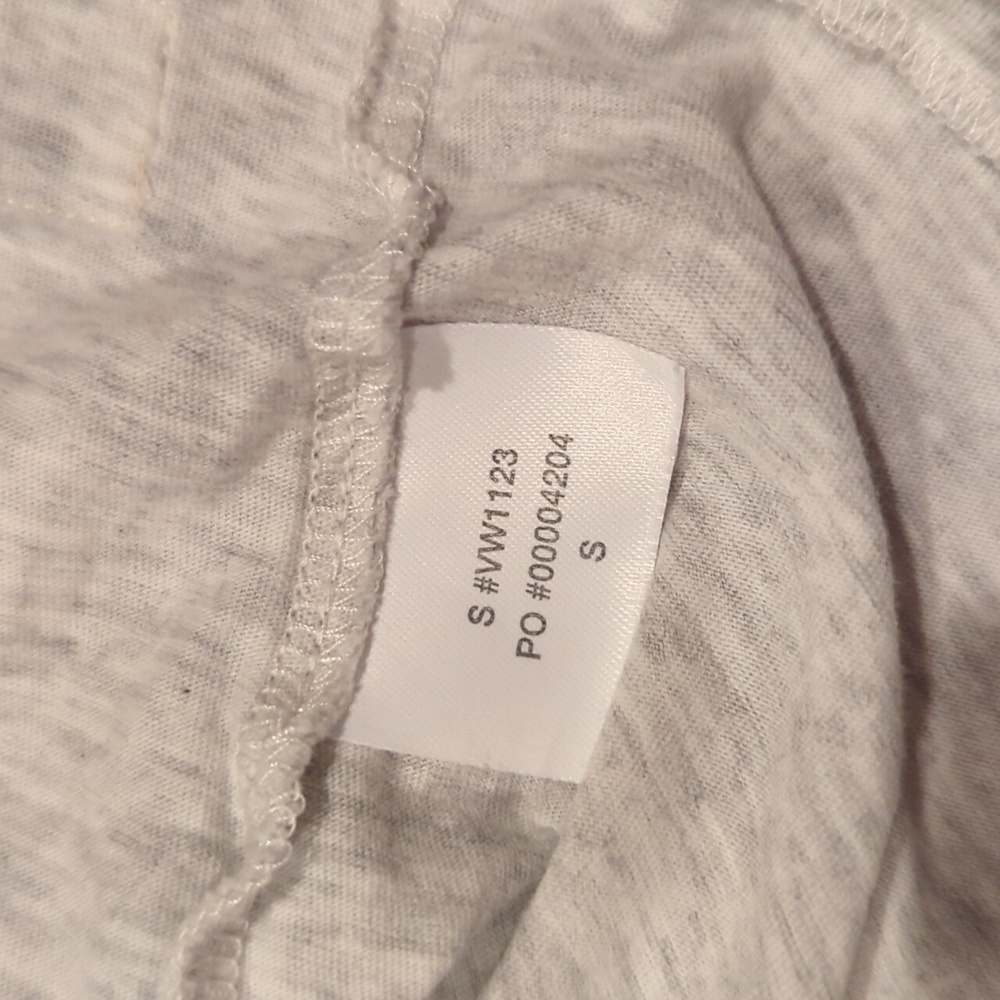 Vuori Women's Sutton Vneck Heather White Gray Size Small Top - Picture 6 of 9
